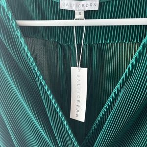 Emerald green maxi dress